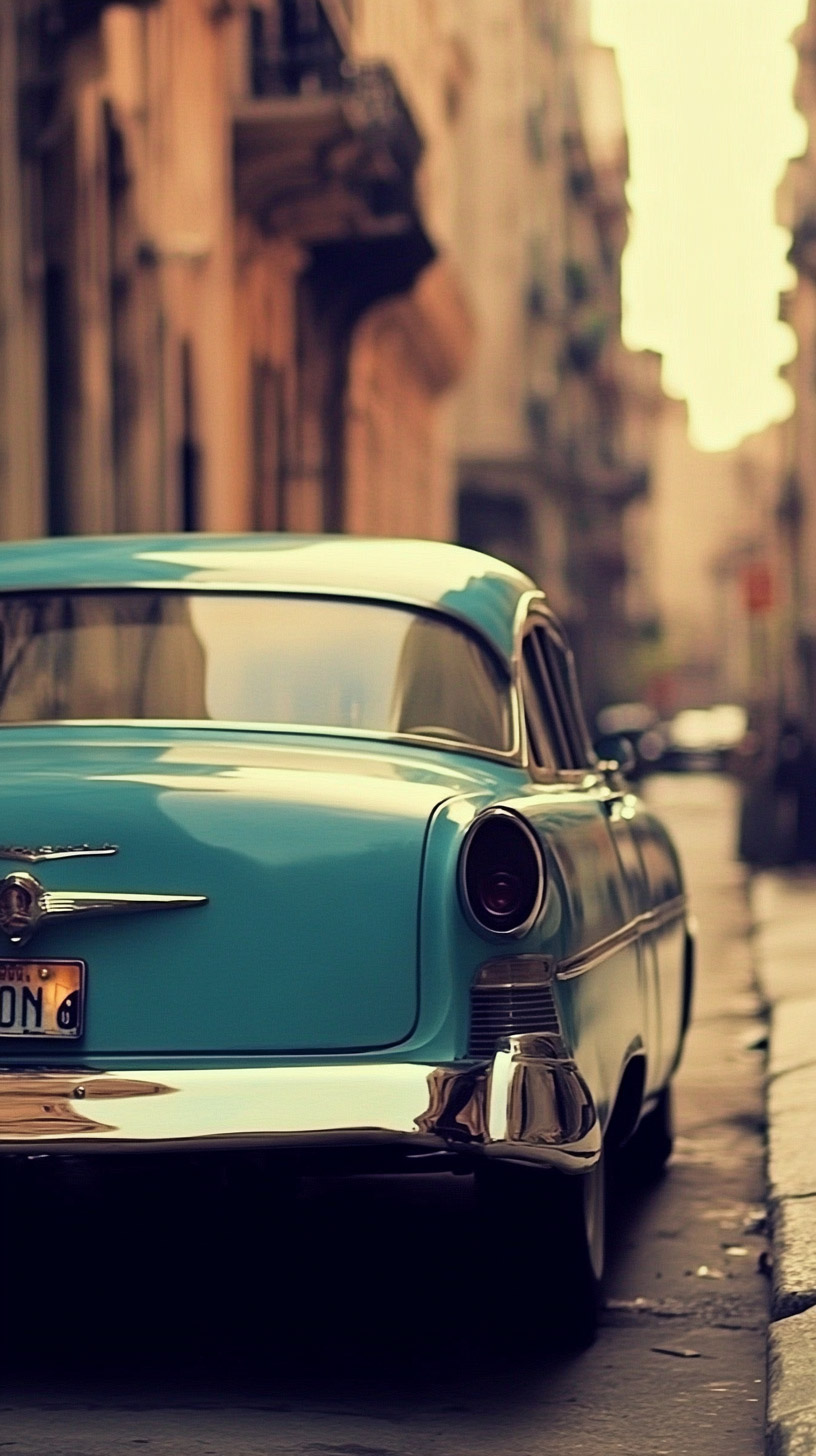 Stunning HD Vintage Car Wallpaper for Your iPhone