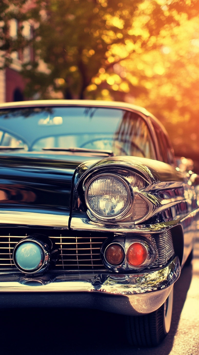 Retro Car Photos for Android and iPhone Wallpaper