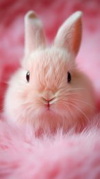 Free HD Pink Bunny Digital Background for Android