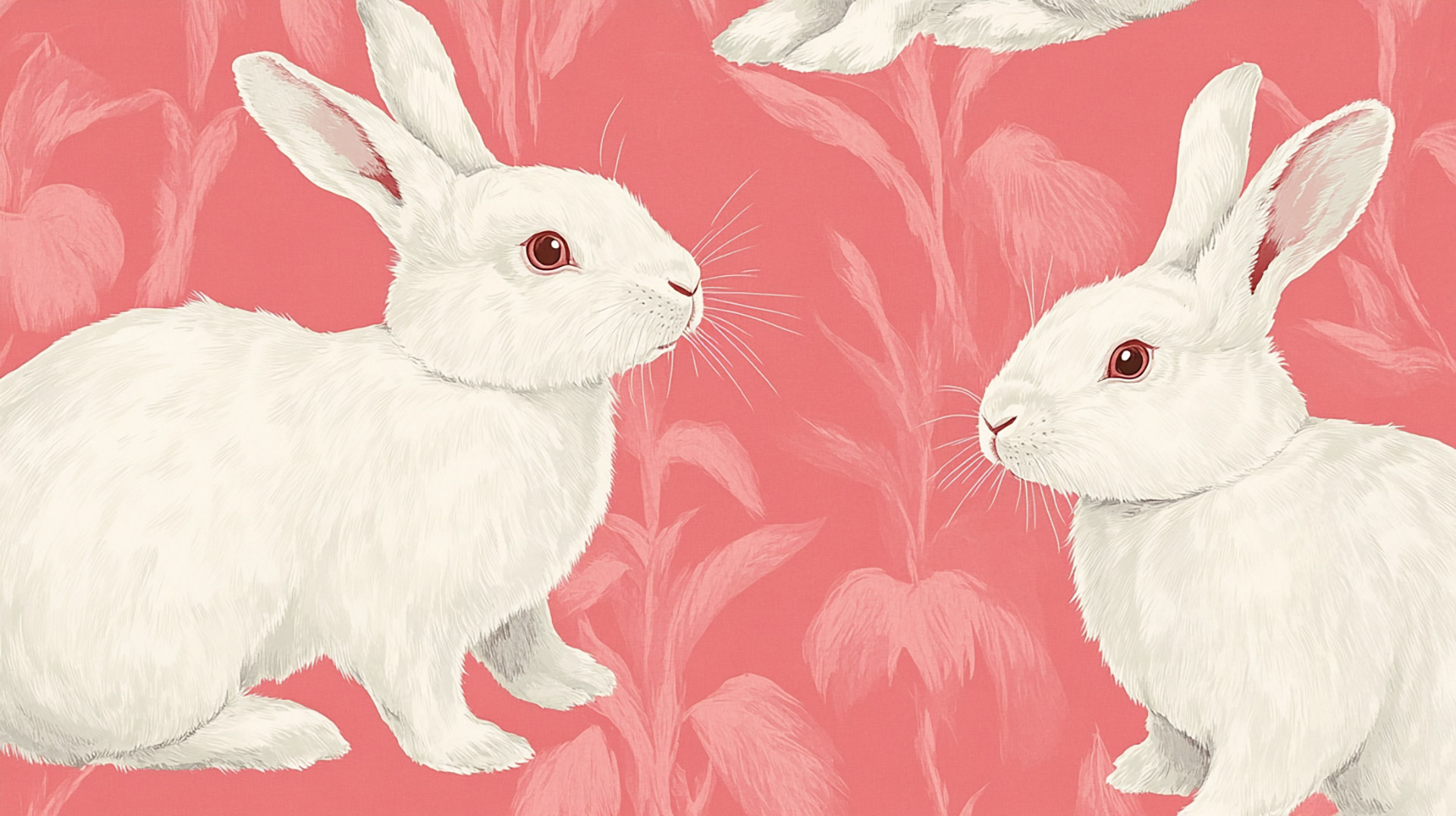 Bunny Lovers: Discover 4K Pink Bunny Wallpapers