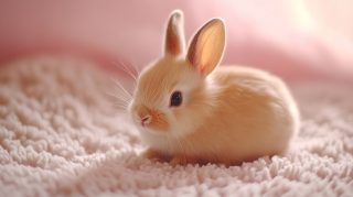 High-Quality Pink Bunny Stock Photos for Downloads