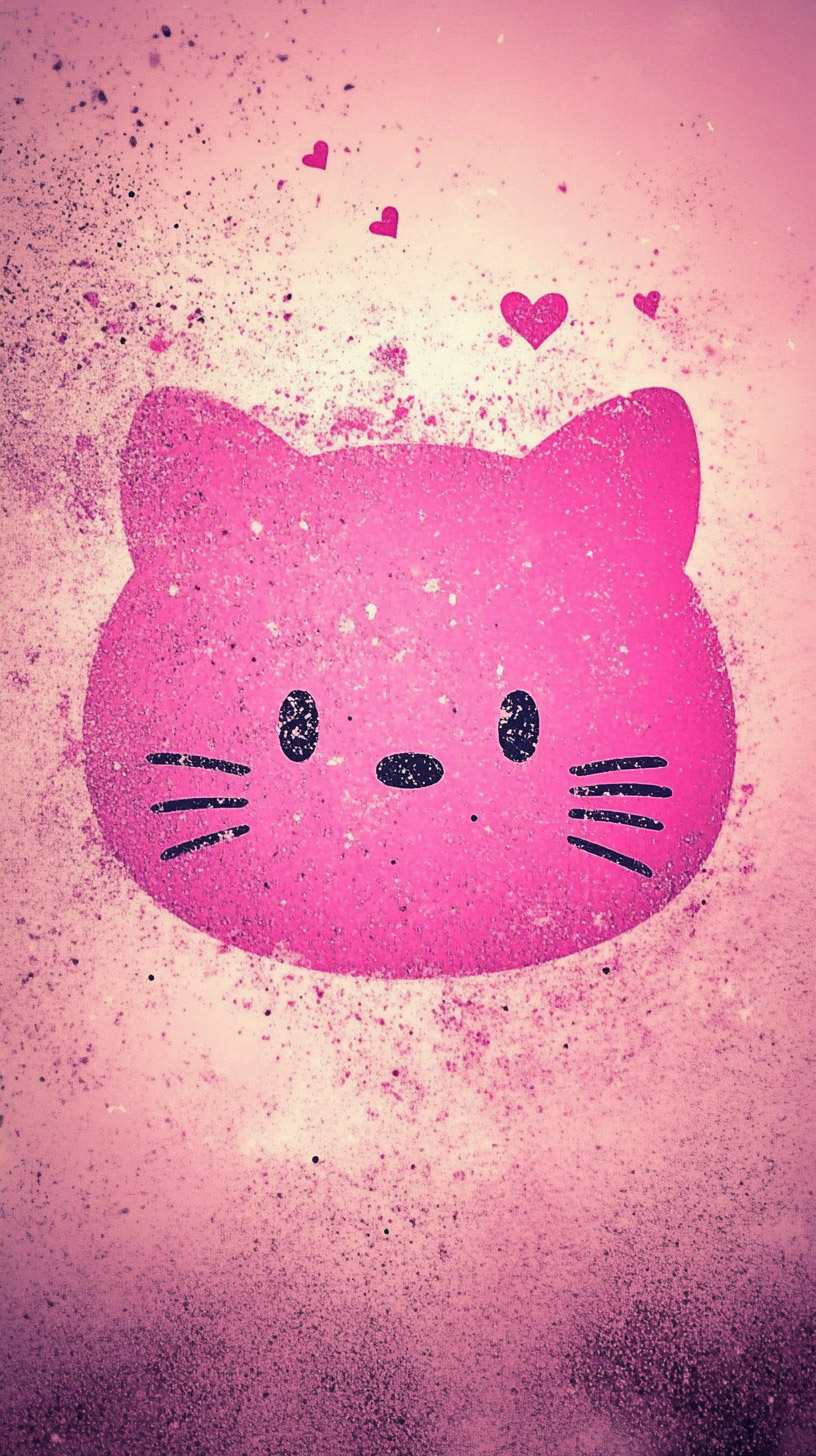 Free Pink Hello Kitty Digital Images for Mobile Phones