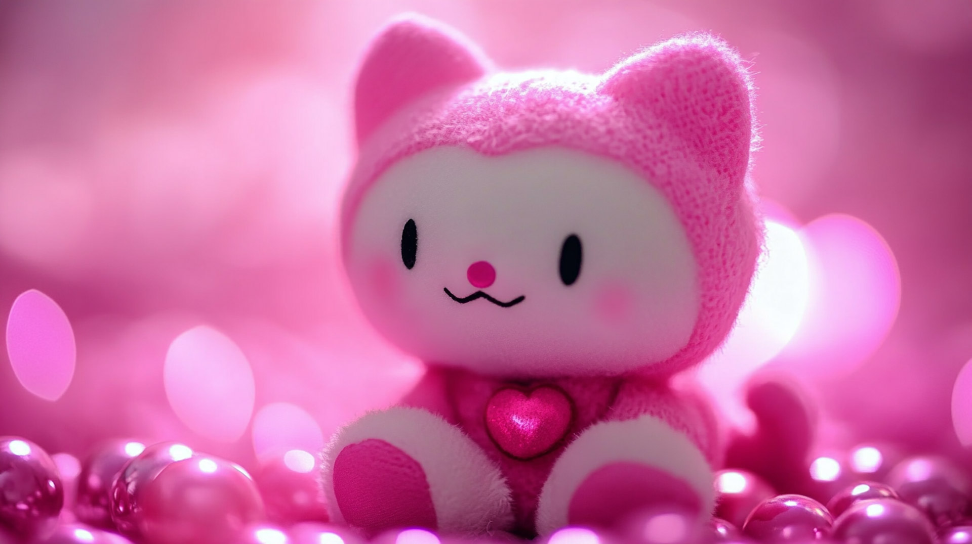 HD Wallpaper Featuring Adorable Hello Kitty Designs