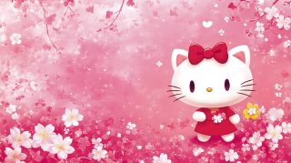 Pink Hello Kitty Stock Photos for Your Desktop