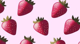 Delightful 4K Strawberry Wallpaper for Cute Aesthetics