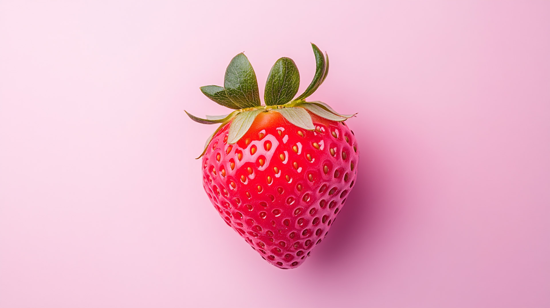 Get Free HD Pics of Pink Cute Strawberry Design