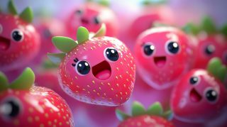 Lovely Strawberry Wallpaper for Desktop in 1920x1080