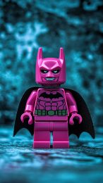 HD Pink Lego Batman Mobile Wallpaper for iPhone Users