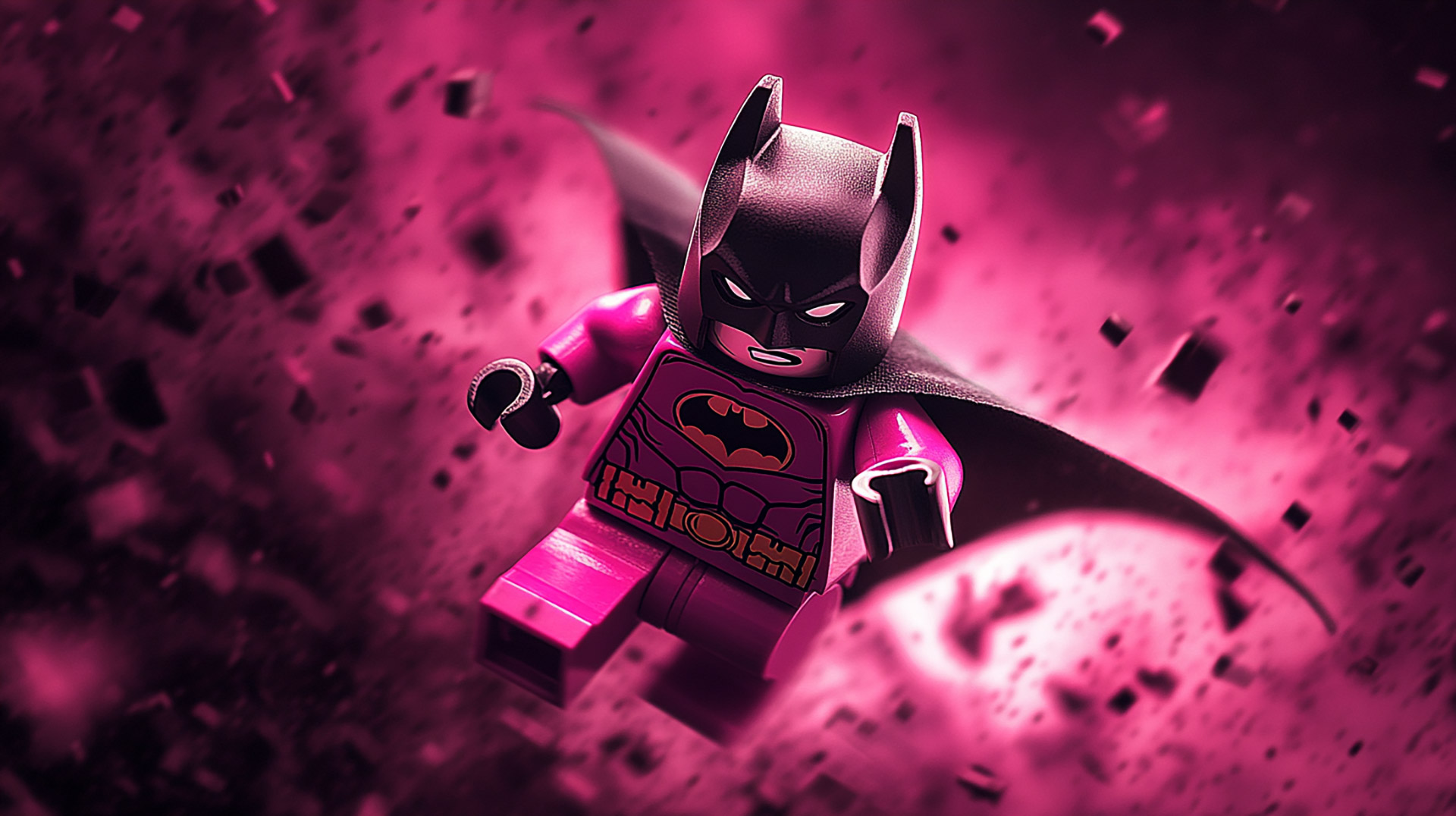 Enjoy Free High-Quality Pink Lego Batman Wallpapers