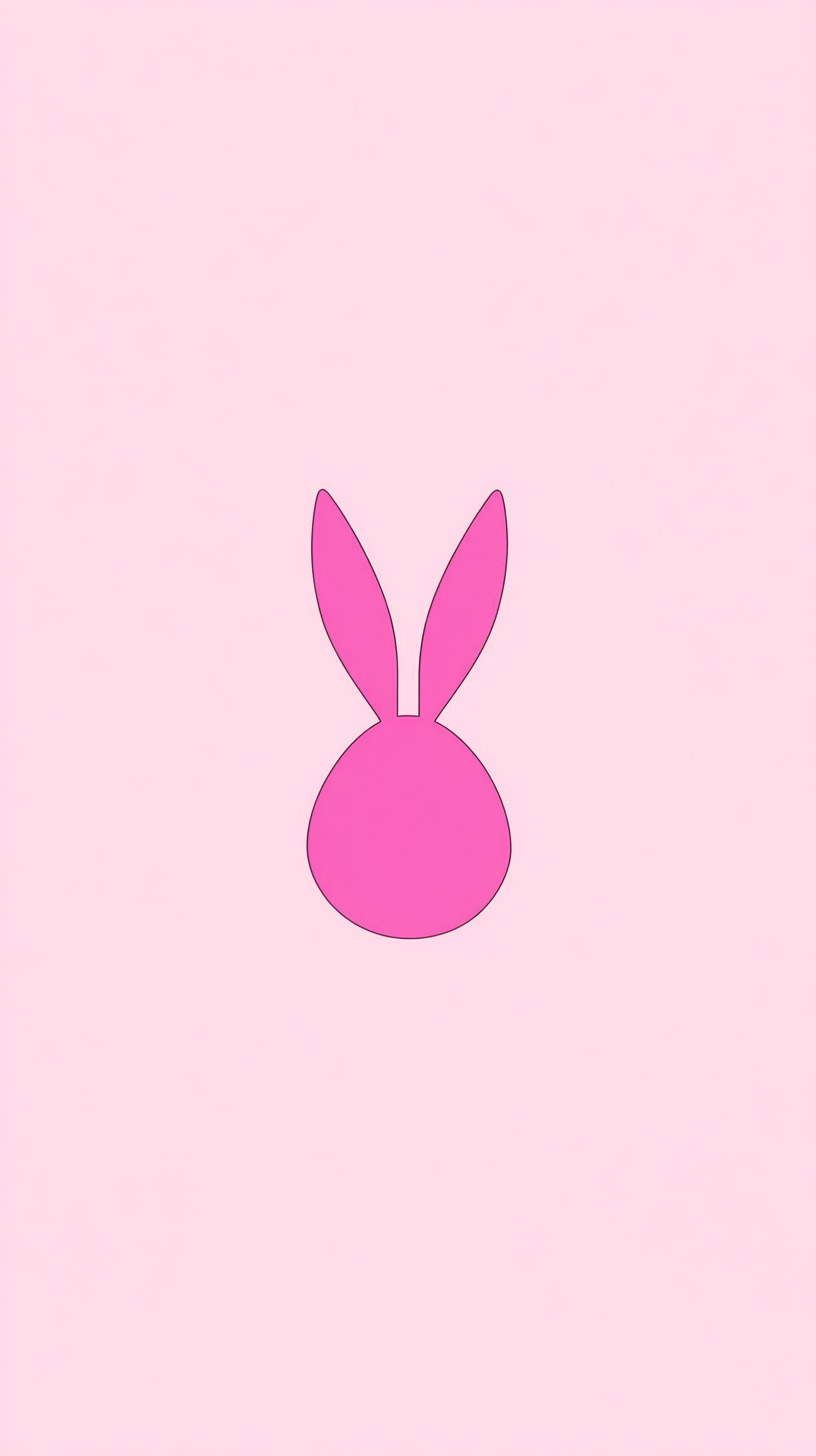 Pink Playboy Bunny HD Mobile Wallpaper for iPhone