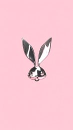 High-Definition Pink Playboy Bunny Wallpaper for Smartphones