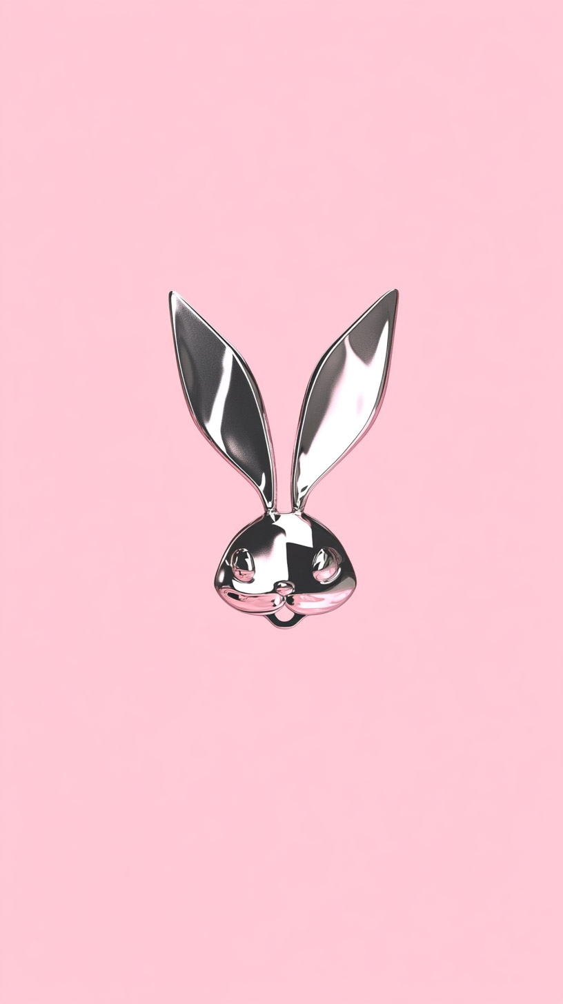 High-Definition Pink Playboy Bunny Wallpaper for Smartphones