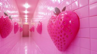 Immerse in Pink Strawberry Aesthetic: Free HD Pictures