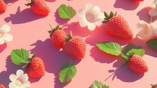 8K Pink Strawberry Images: Aesthetic Desktop Backgrounds