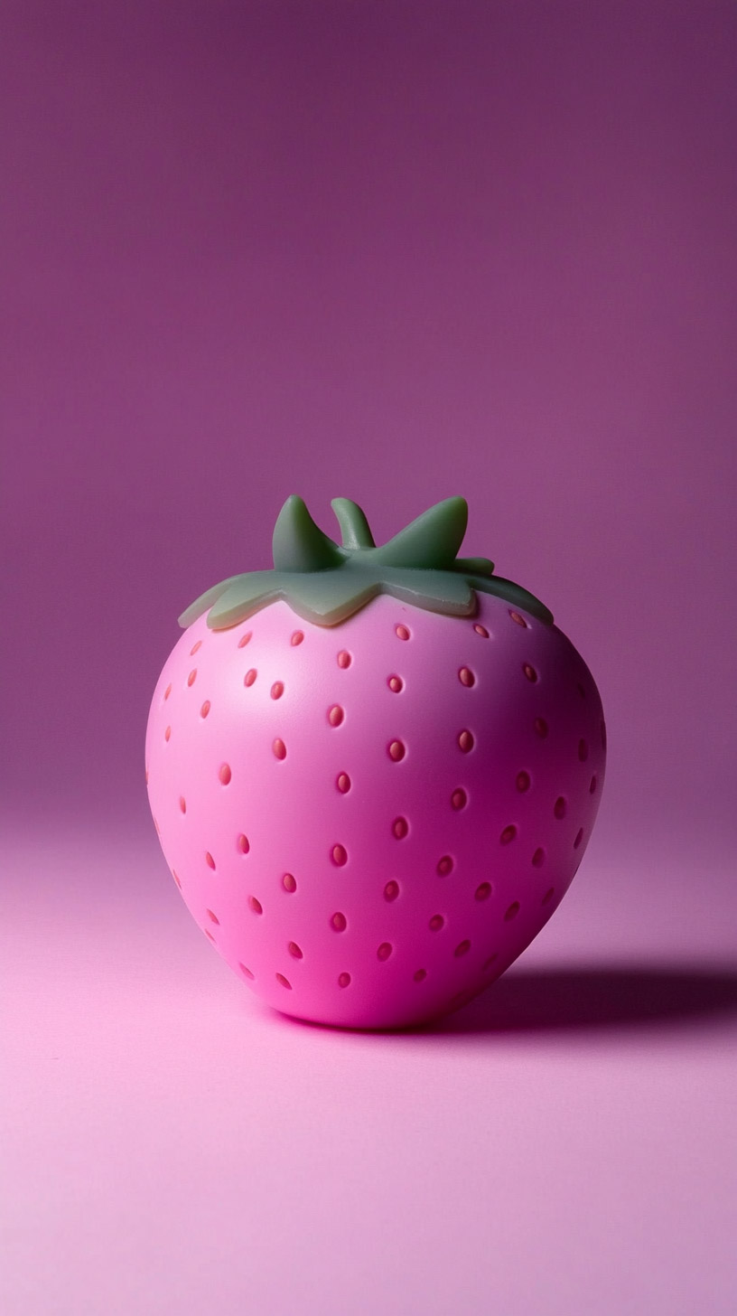 Vibrant HD Strawberry Wallpaper for Android and iPhone