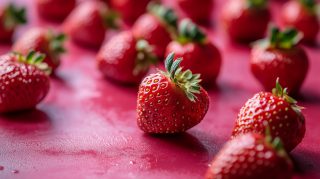 Free 16:9 Pink Strawberry Desktop Wallpaper Collection