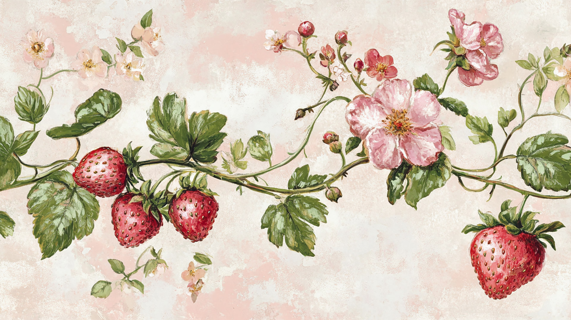 Download Free 4K Pink Strawberry Wallpapers for PC