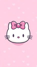 High-Definition Hello Kitty Christmas Wallpaper for Android Users