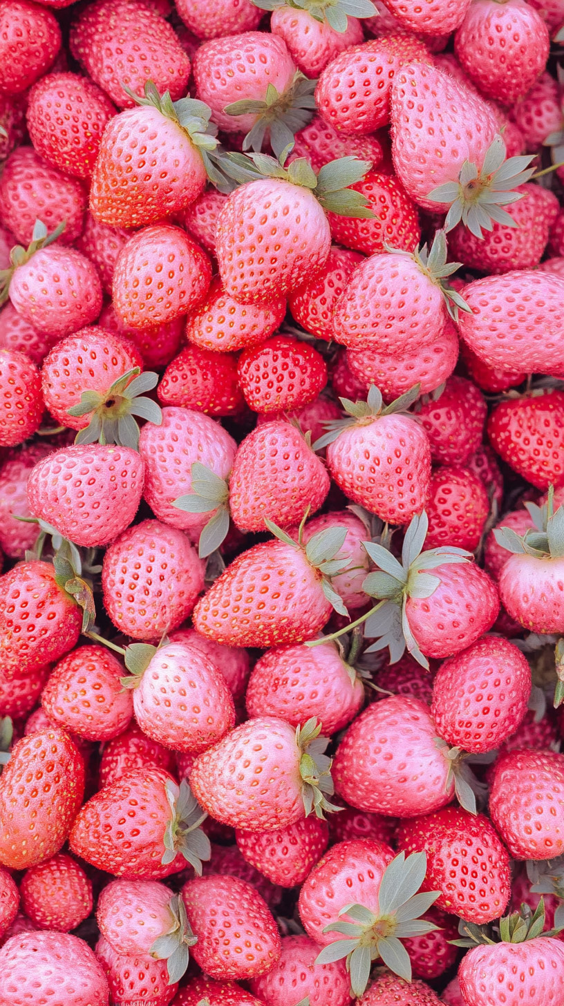 Stunning Pink Strawberry Images for Your Mobile Device