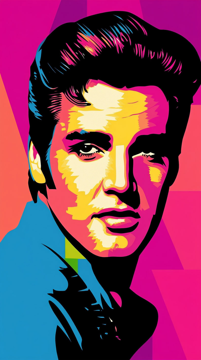 Elvis Presley Pop Art Images: Perfect for Mobile Screens