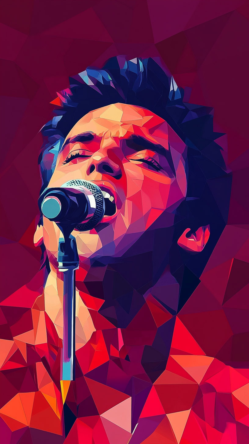 Unique Elvis Presley HD Background for Android Devices