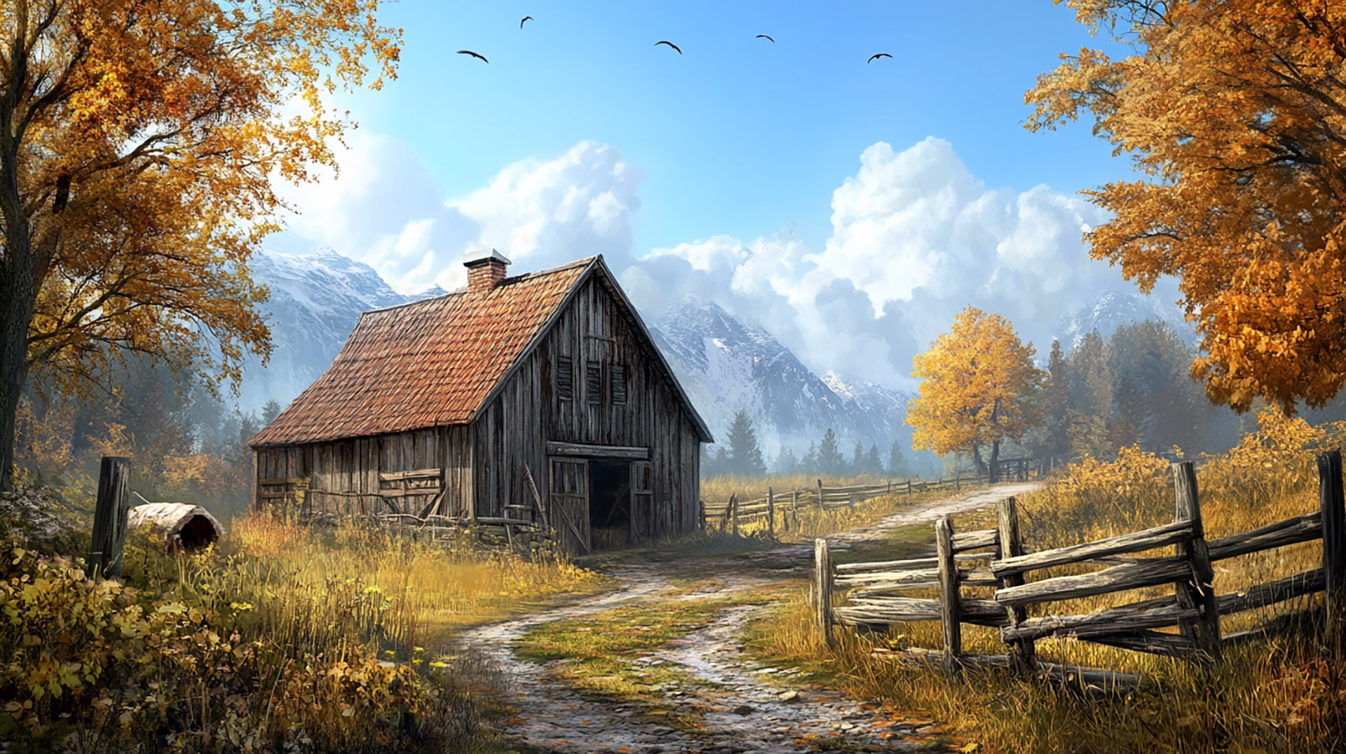 Ranch-Themed AI Wallpaper: Perfect for Your Pc Wallpapers