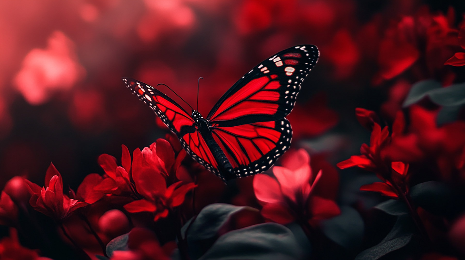 Ultra HD Red Butterfly Images for Your PC Wallpapers