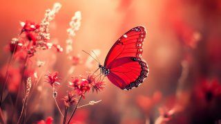 Red Butterfly Wallpaper: Ultra HD Digital Backgrounds for Free