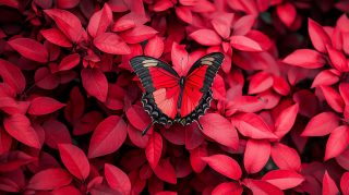 Captivating Red Butterfly HD Wallpaper for Stunning Displays