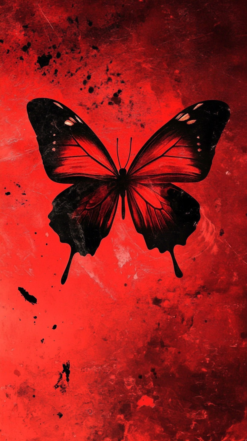 Vibrant Red Butterfly Photos for Your Android Wallpaper