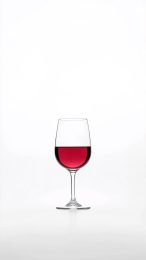 Elegant Red Wine Glass Photo for iPhone Background