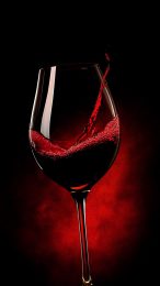 Tasteful Red Wine Digital Background for Smartphones