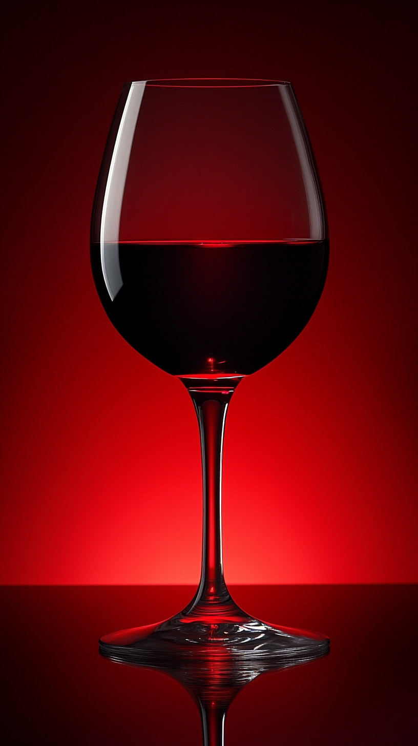 Red Wine Mobile Wallpaper in 9:16 for iPhone