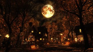 Free HD Pics of Haunted Halloween Wallpaper