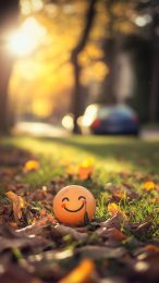 High-Definition Smiley Face Images for iPhone Background