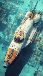 Enhance Your Mobile with Atlantis Space Shuttle Wallpaper