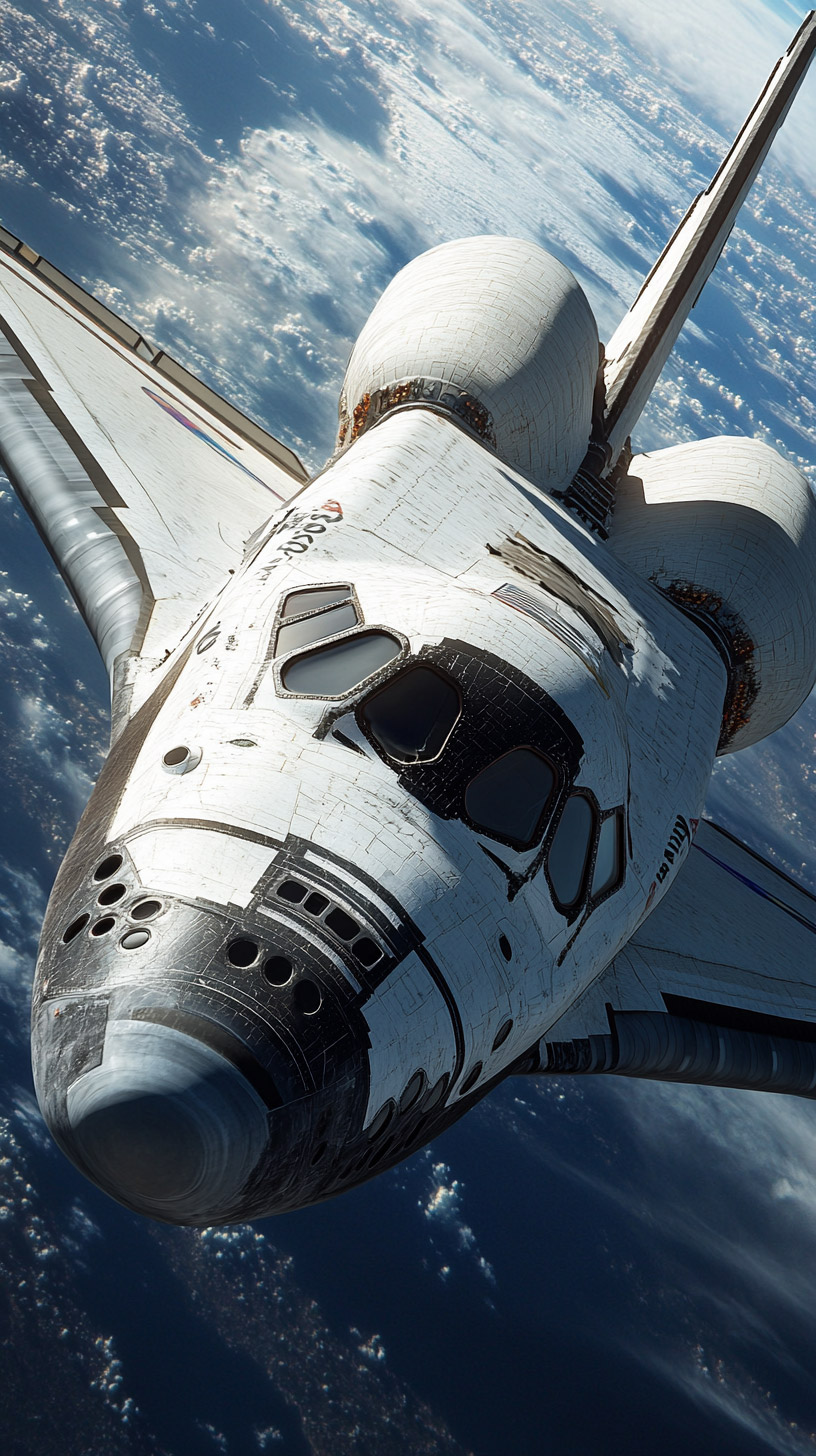 Exclusive HD Space Shuttle Atlantis Picture for Phones