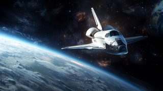 Download Ultra HD Space Shuttle Desktop Background Free