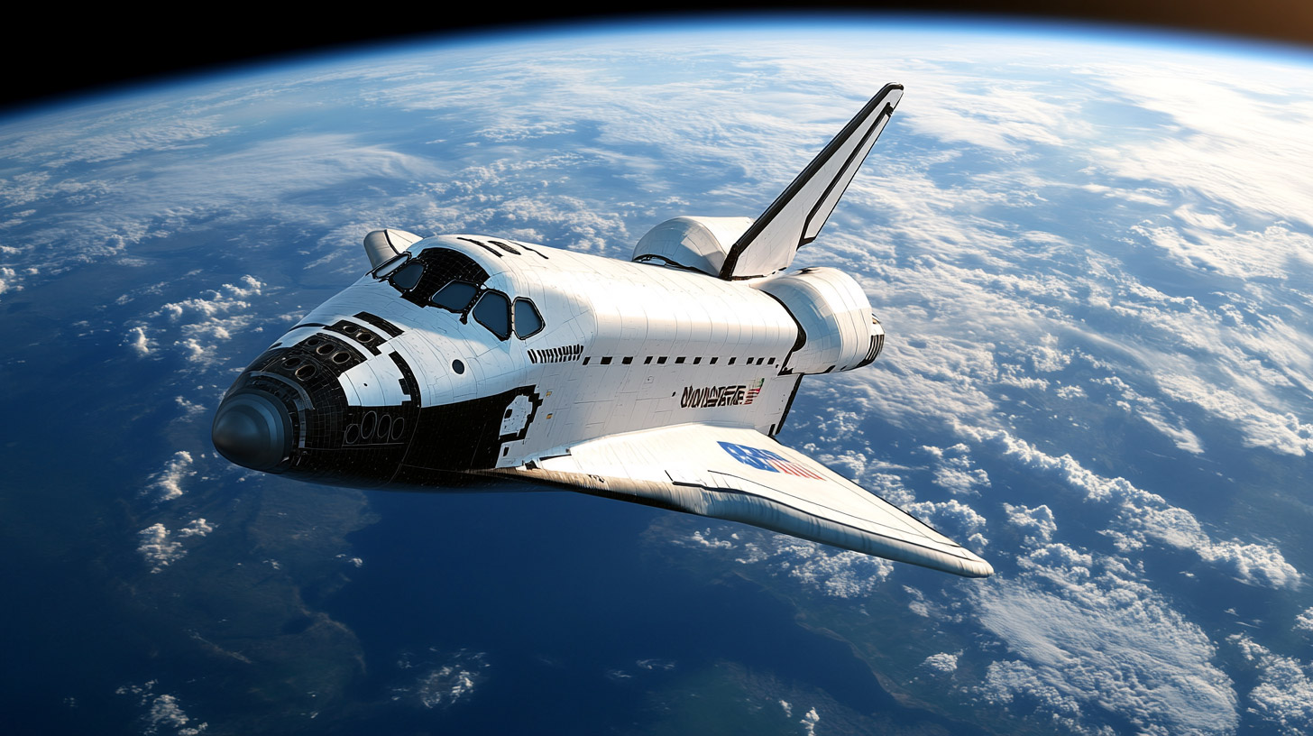 Captivating Digital Backgrounds Featuring Space Shuttle Images