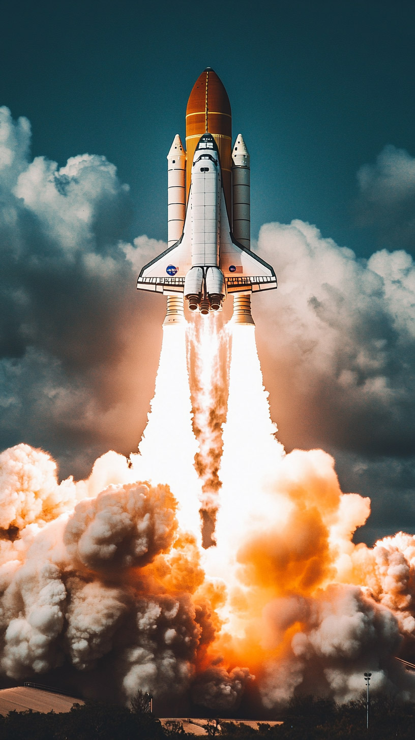 Eye-Catching Space Shuttle Wallpaper for Android Devices