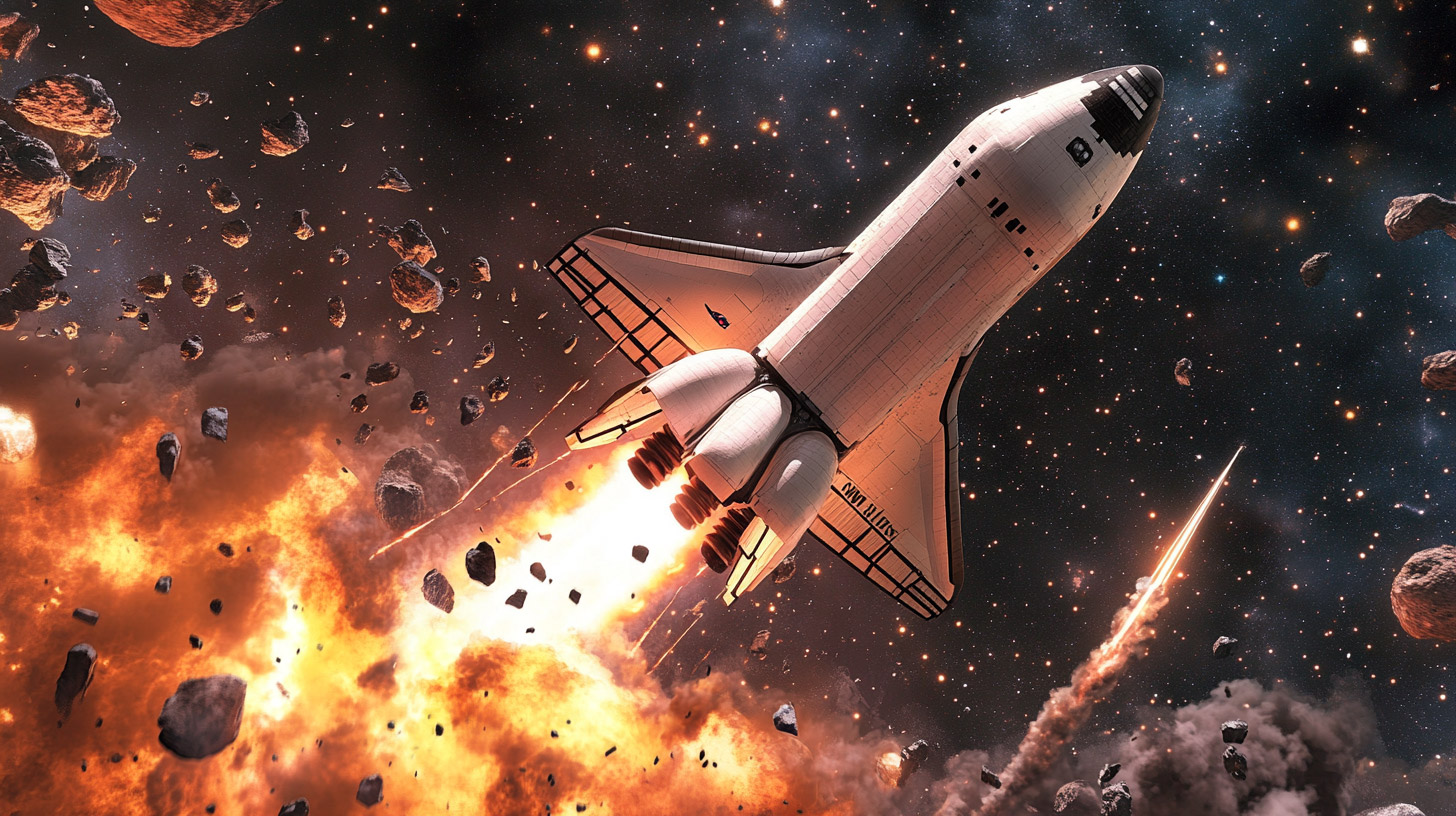 Free Ultra HD Image of Space Shuttle Battles