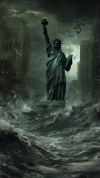 Download Digital Statue of Liberty Background for Android