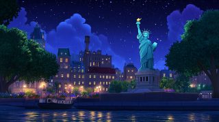 8K Statue of Liberty Desktop Wallpaper for Your PC