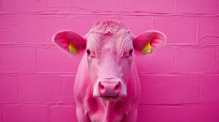 Download Free Strawberry-Pink Cow HD Pics for PC