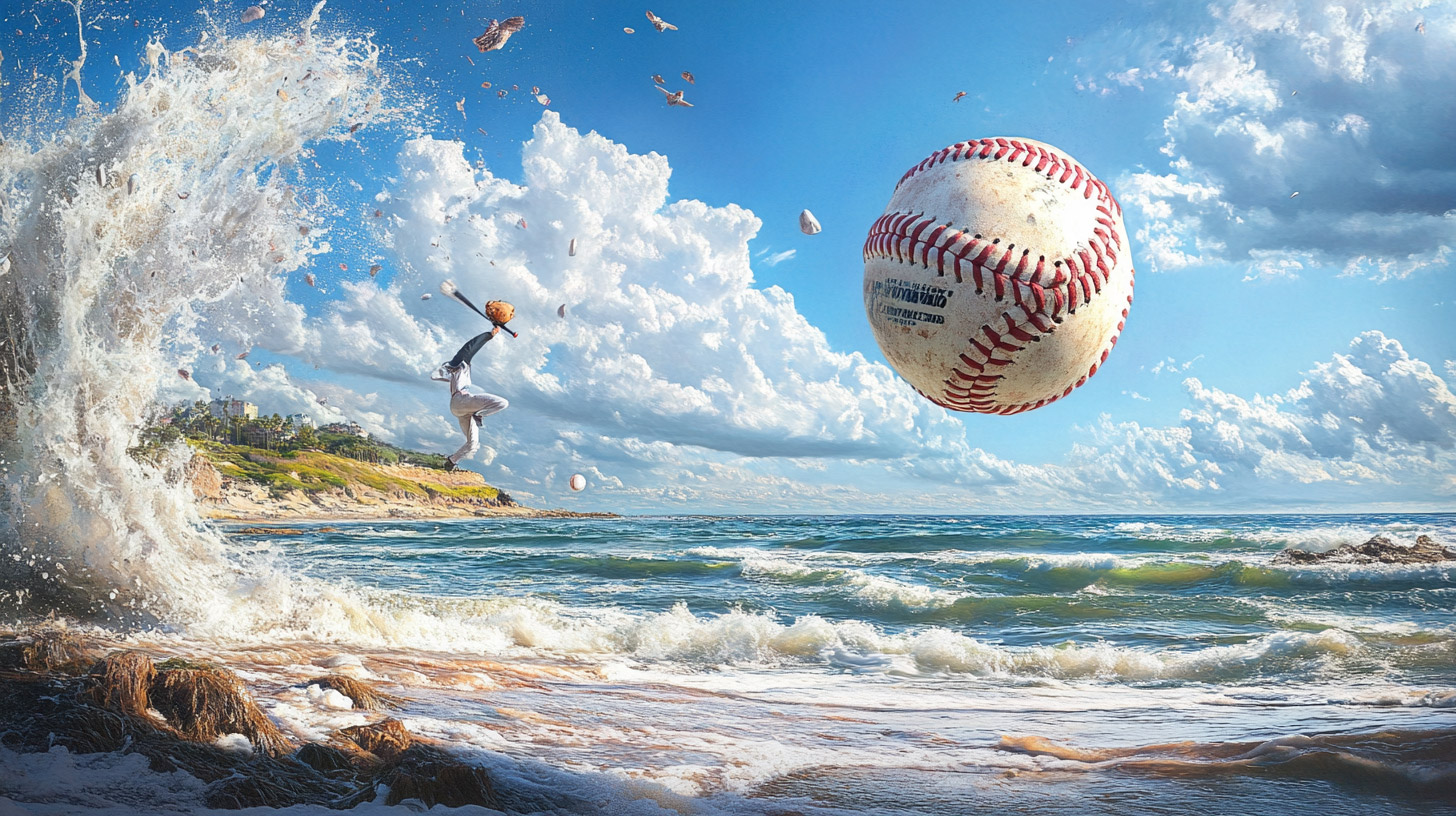 Digital Background of Baseball Throwing in Ultra HD