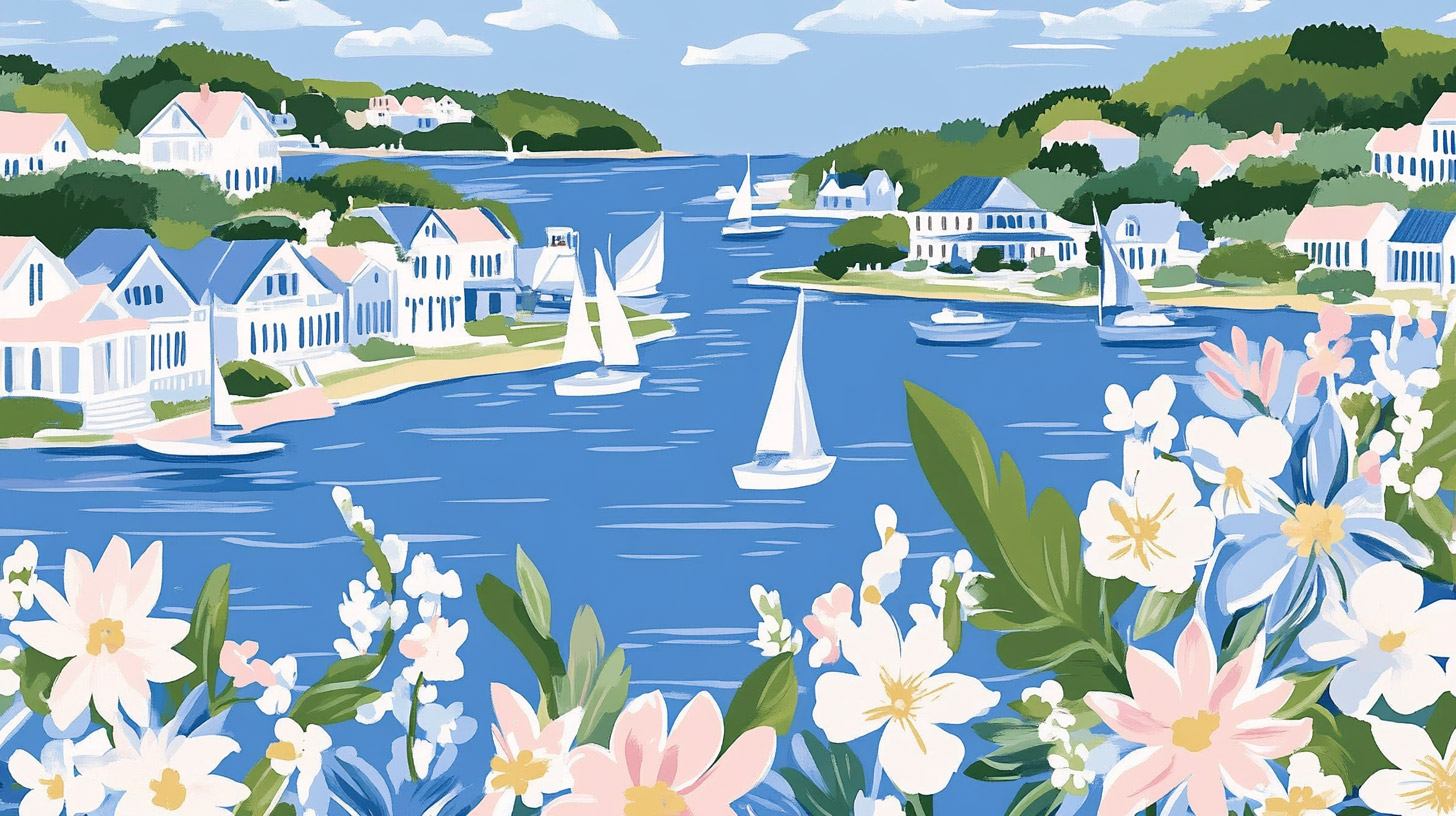 Vibrant Vineyard Vines Free Wallpaper for Stylish Desktops