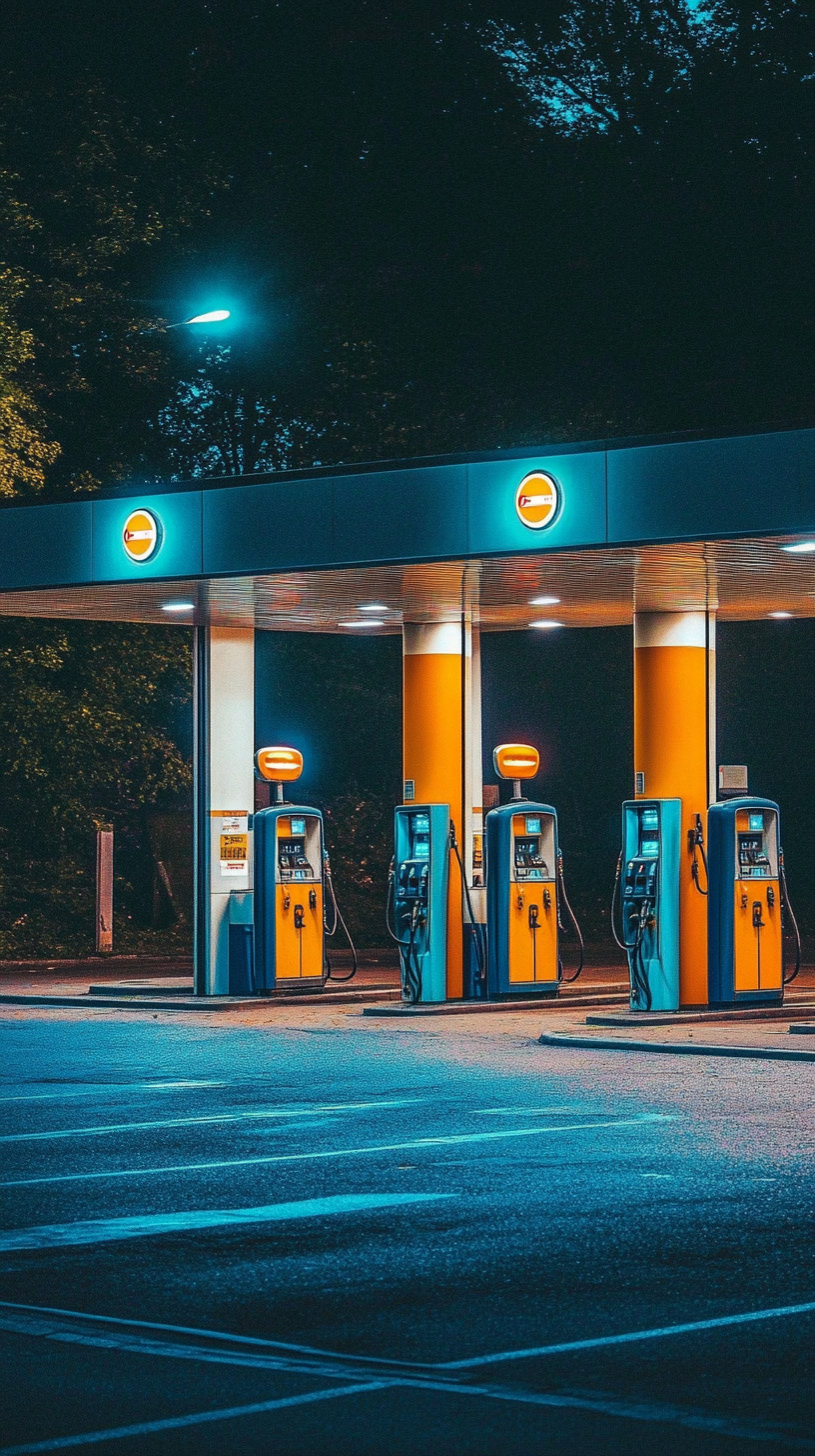 Nostalgic Gas Station HD Wallpapers for All Cellphones