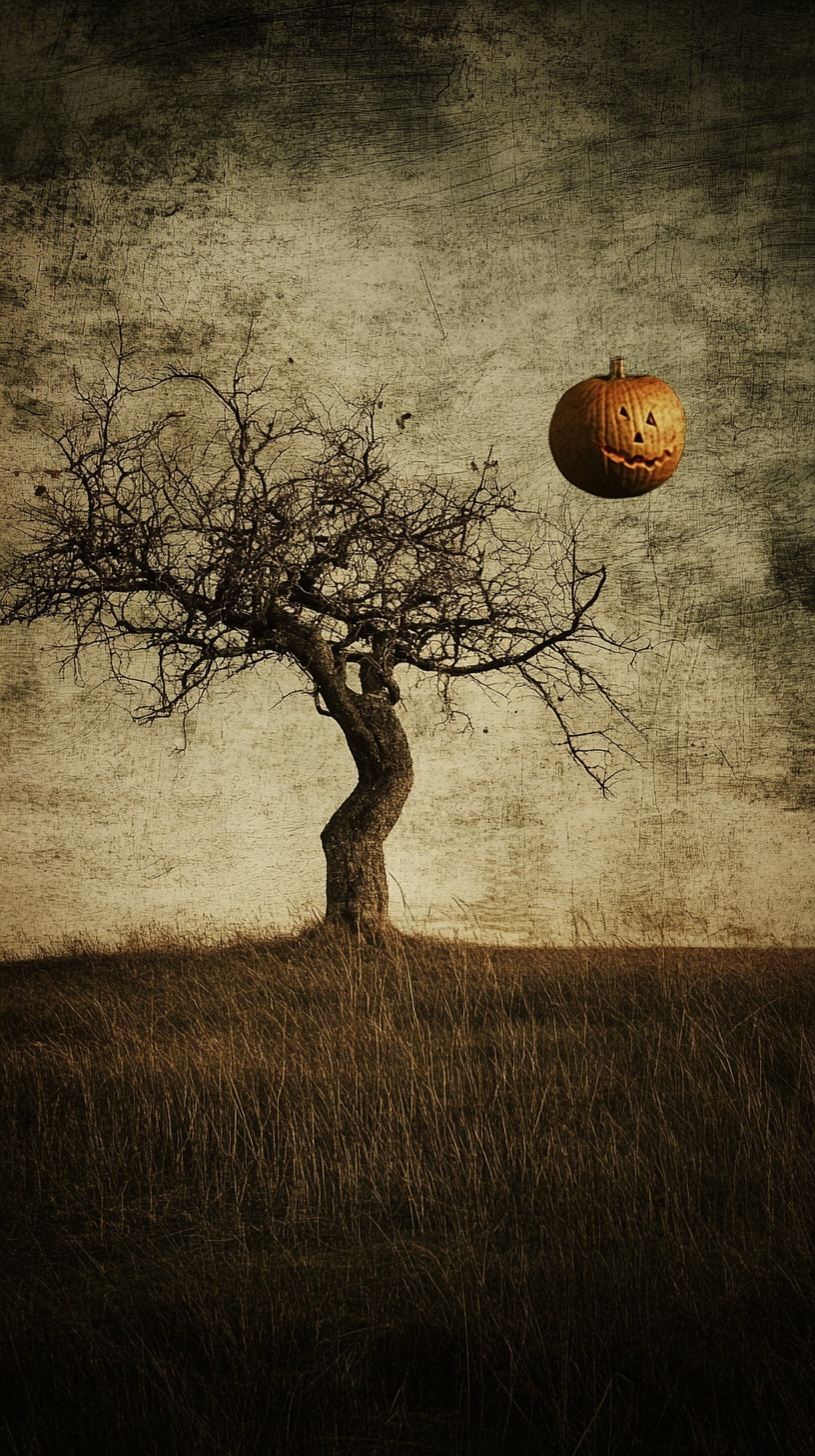 Stunning Vintage Halloween Digital Backgrounds for Mobile