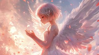 AI Wallpaper: Stunning Anime Angel HD Backgrounds Free