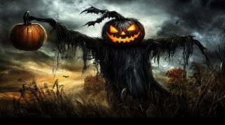 Creepy 8K HD Wallpaper for Halloween Season